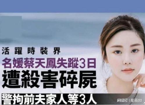 蔡天凤案件爆料最新消息,揭秘背后惊人真相！”
